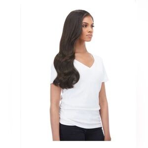 NWT BELLAMI Silk Seam 140g 16" Dark Brown (2) Hair Extensions